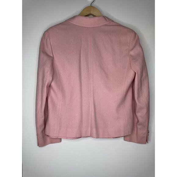 Vintage Pendleton Blazer Womens 16 Pink 100% Wool Jacket Country Sophisticates - Picture 7 of 8